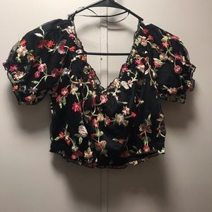 Crop top blouse